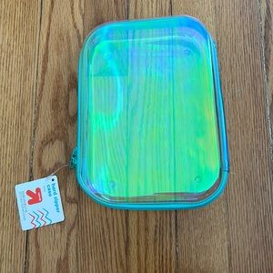 Up and up viral iridescent zipped hard pencil case